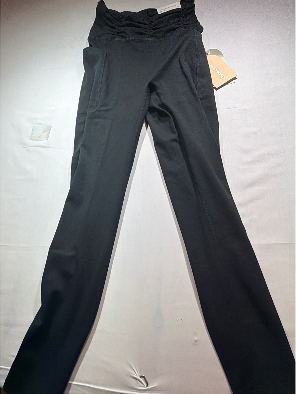 Blogilates Ruched Waist Black Leggings Medium